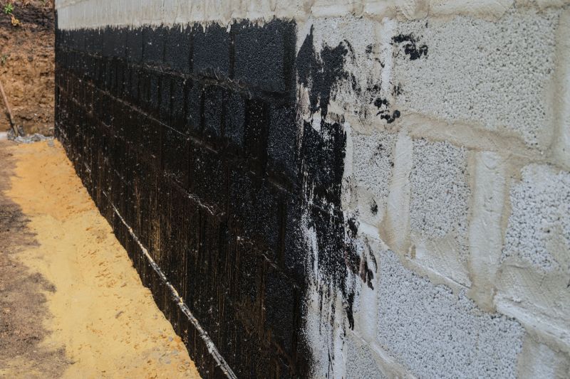 Waterproof Coating on Foundation Walls